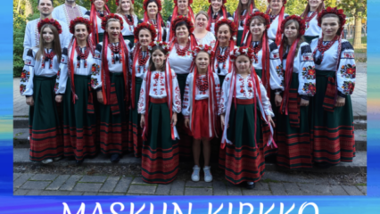 Spivotsa Mrija -kuoron esittelykuva ja konsertin tiedot