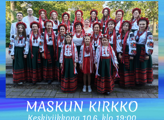 Spivotsa Mrija -kuoron esittelykuva ja konsertin tiedot