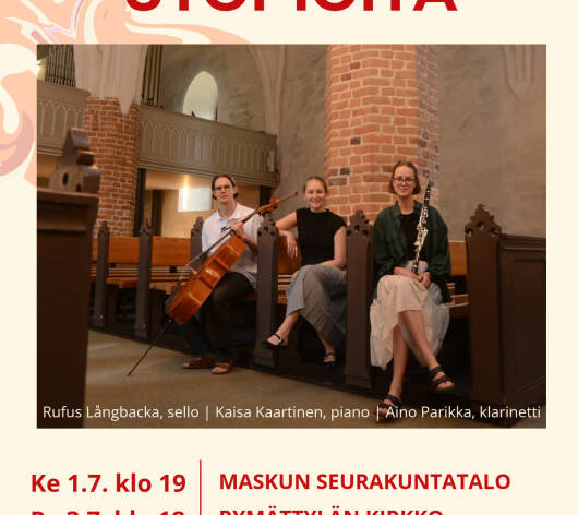 Trio Usva, taiteilijakuva kirkossa